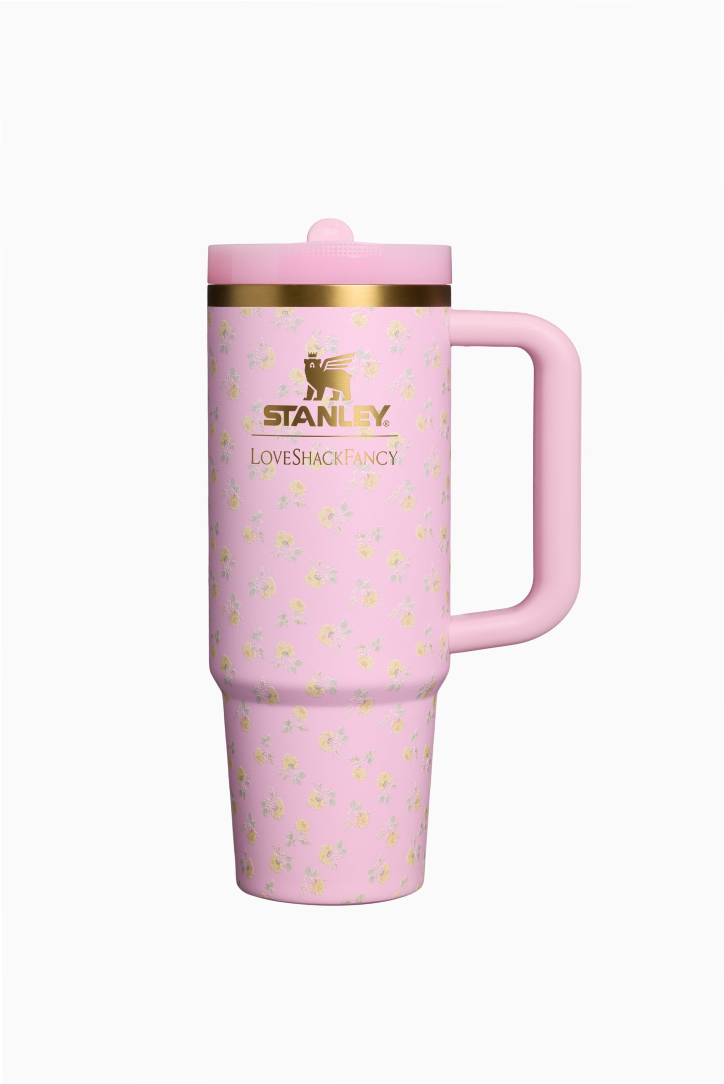 LoveShackFancy Stanley 1913 The Quencher Protour Flip Straw Tumbler in Polaroid Rose - Image 1