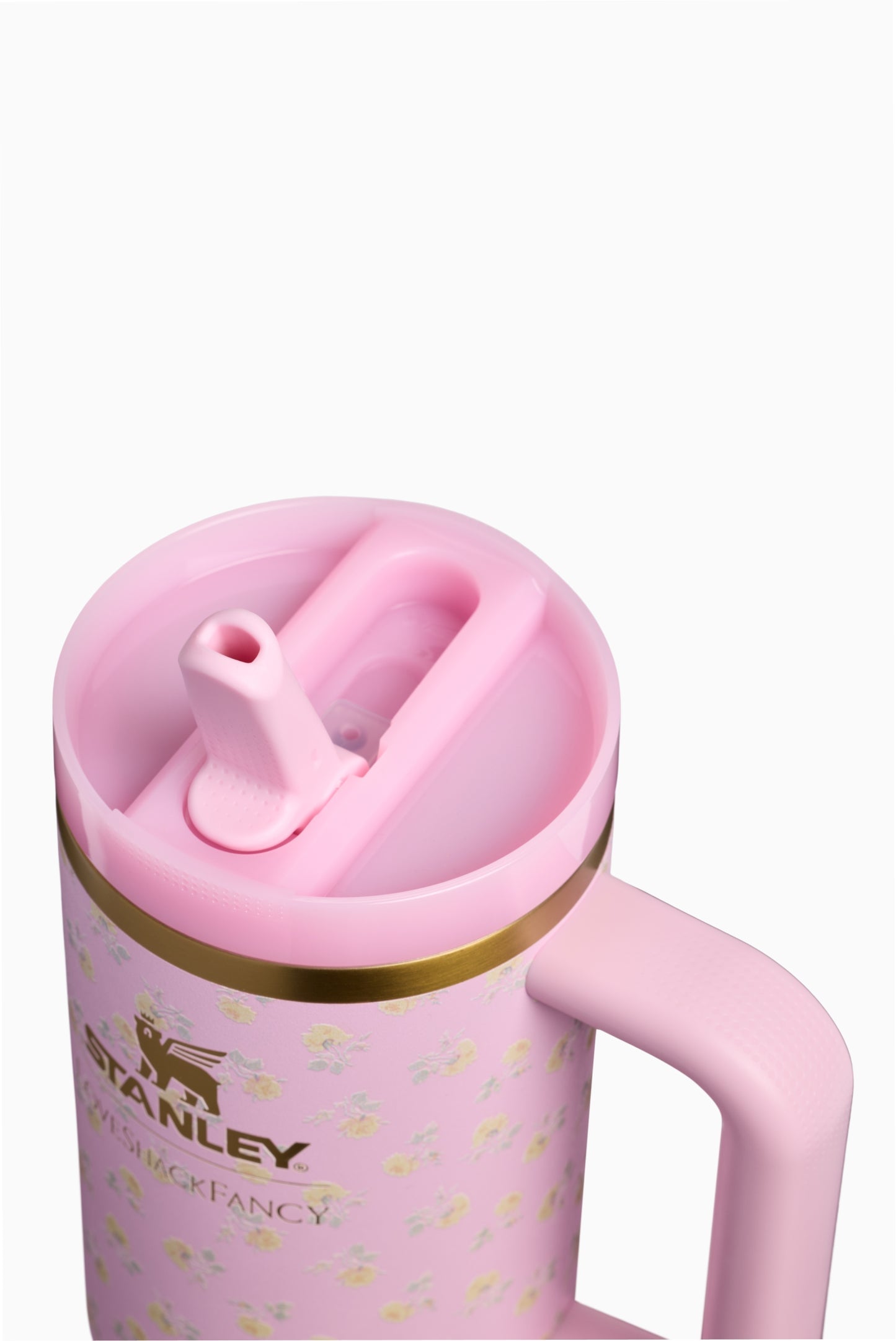 MNLSF300726065606074_3 LoveShackFancy Stanley 1913 The Quencher Protour Flip Straw Tumbler in Polaroid Rose - Image 3