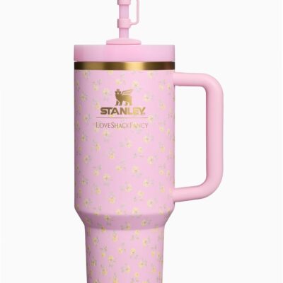 LoveShackFancy Stanley 1913 The Quencher H2.0 Flowstate Tumbler — POLAROID ROSE - Image 1