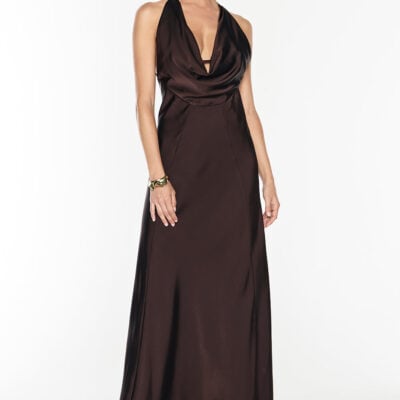 Manning Cartell Charmed Cowl Slip Dress — DARK CHOCOLATE - Image 2