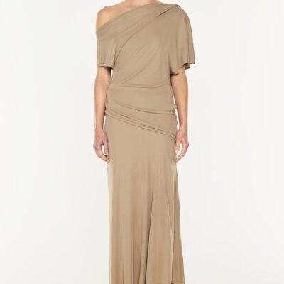 Manning Cartell Sweet Days Drape Dress — TAUPE - Image 2