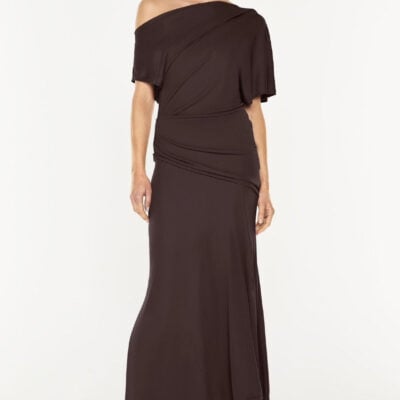 Manning Cartell Sweet Days Drape Dress — MOCHA BROWN - Image 2