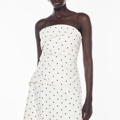 Manning Cartell Dot Dot Dash Bustier — IVORY/BLACK - Image 2