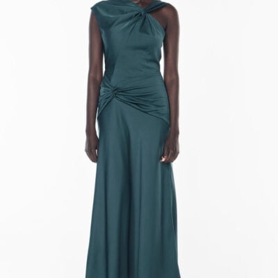 Manning Cartell Your Song Drape Dress — TEAL - Image 2