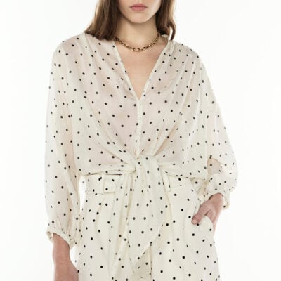 Manning Cartell Dot Dot Dash Top — IVORY/BLACK - Image 2