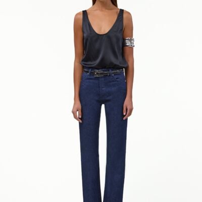 SAME Los Angeles The Straight Ankle Jean (Dark Indigo) - Image 1