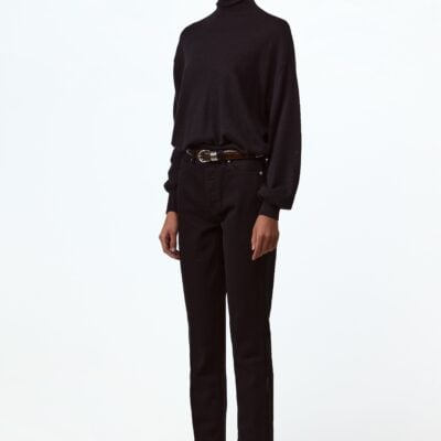 SAME Los Angeles The Straight Ankle Jean (Black) - Image 2
