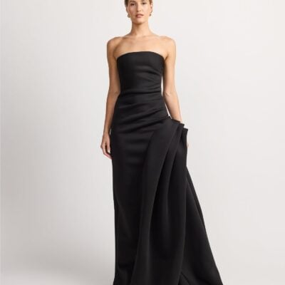 TOJHA SOLRAE GOWN - BLACK — 6/XS - Image 1