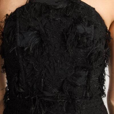 TOJHA RIELLE DRESS - BLACK — 6/XS - Image 2