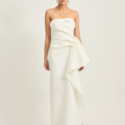 TOJHA NOVEMBER DRESS - IVORY WHITE — 6/XS - Image 1
