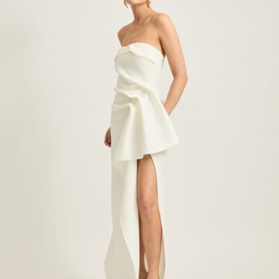 TOJHA NOVEMBER DRESS - IVORY WHITE — 6/XS - Image 2