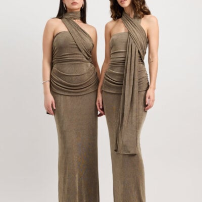 TOJHA IESHA DRESS - MOSS — 6/XS - Image 2