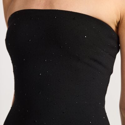 TOJHA HALEA DIAMANTE MAXI DRESS - BLACK — 6/XS - Image 2