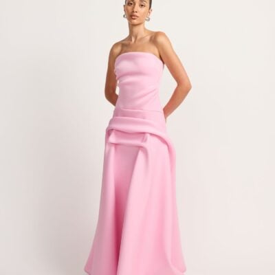 TOJHA GAIA STRAPLESS MAXI DRESS BLUSH — 6/XS - Image 2