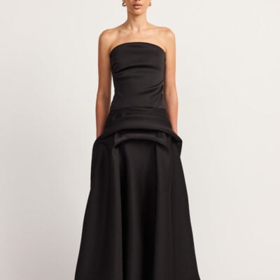 TOJHA GAIA STRAPLESS MAXI DRESS BLACK — 6/XS - Image 1