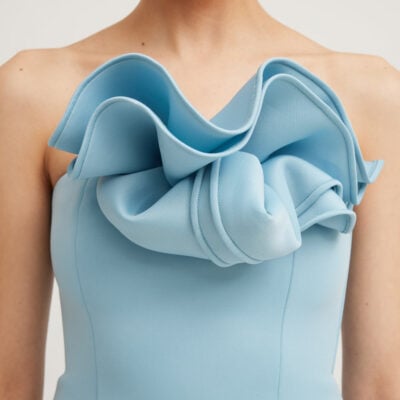 TOJHA FLEUR DRESS - POWDER BLUE — 6/XS - Image 2