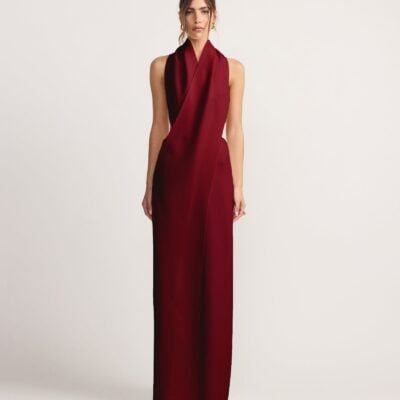TOJHA DOVA DRESS - BORDEAUX — 6/XS - Image 1