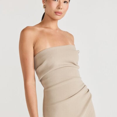 TOJHA DESIREE MAXI DRESS - STONE — 6/XS - Image 2