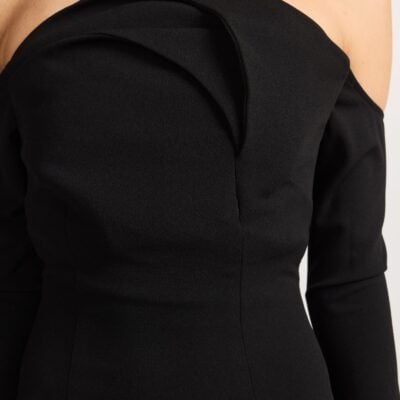 TOJHA CALIRA DRESS - BLACK — 6/XS - Image 2