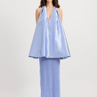 TOJHA BODE 2 PCE MINI DRESS & MAXI SKIRT — Cornflower Blue - Image 1