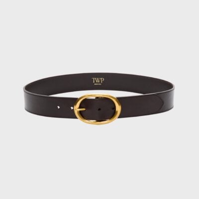 TWP Wide Belt in Vachetta Leather — DAKOTA - Image 1