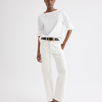 TWP Wide Belt in Vachetta Leather — DAKOTA - Image 2