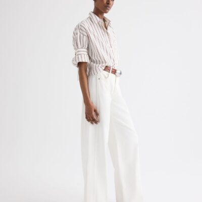 TWP West 11th St Jean in Natural Denim — WHITE - Image 1