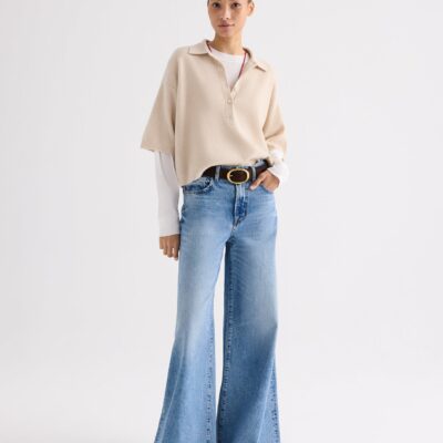 TWP Tiny Dancer Jean in Vintage Wash Denim - Image 2