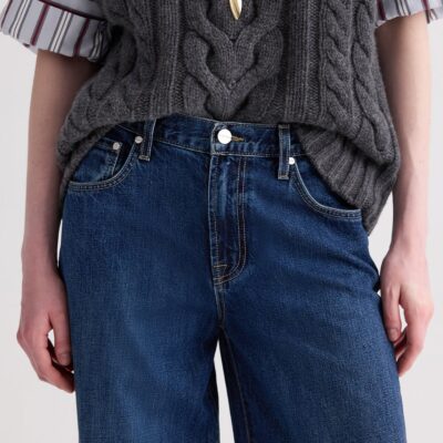 TWP Tiny Dancer Jean in Dark Wash Denim - Image 2