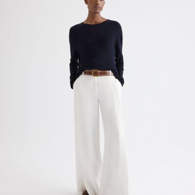 TWP Studded Belt in Vachetta Leather — DARK LUGGAGE - Image 2