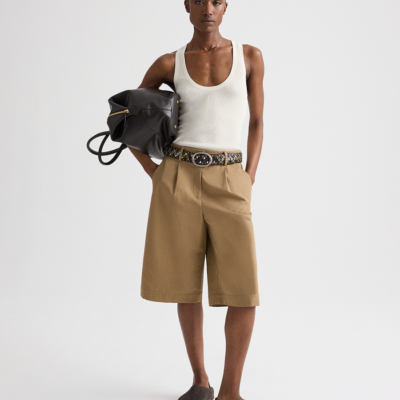 TWP Snake in My Garden Wide Belt in Vachetta Leather — DAKOTA / METALLIC MULTI - Image 2