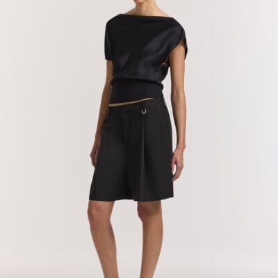 Viktoria & Woods UNISEX GRANGER SHORT — BLACK - Image 1