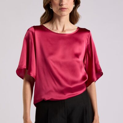 David Lawrence Amora Silk Mix Top