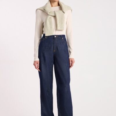David Lawrence Malta Relaxed Wide Leg Jean