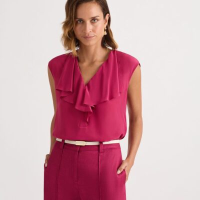 David Lawrence Tui Silk Mix Top