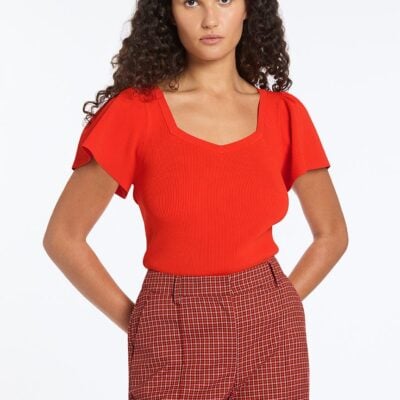Marcs Kaira Rib Knit Top