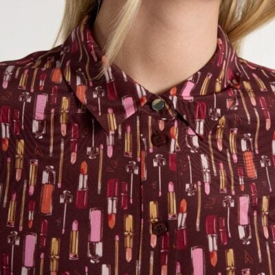Marcs Our Lips Are Sealed Silk Shirt