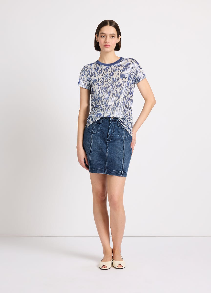 Marcs Safari Foil Linen Tee