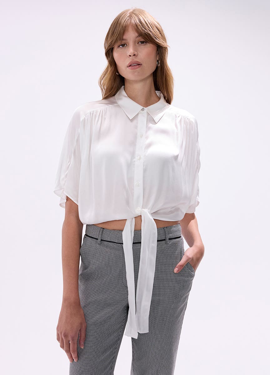 Marcs Thalia Tie Front Blouse