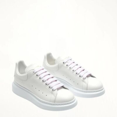 Alexander Mcqueen Larry Oversized Sneakers in White/white White / 35