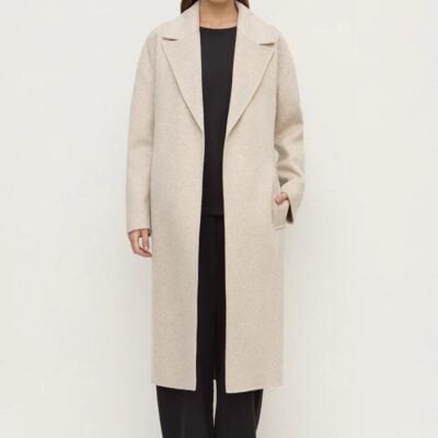 Assembly Label Ivy Oat Marle Wool Coat
