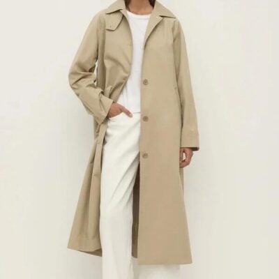 Assembly Label Waverly Tan Long Cotton Car Coat