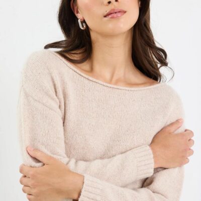 By Rosa. Society Oat Off Shoulder Jumper