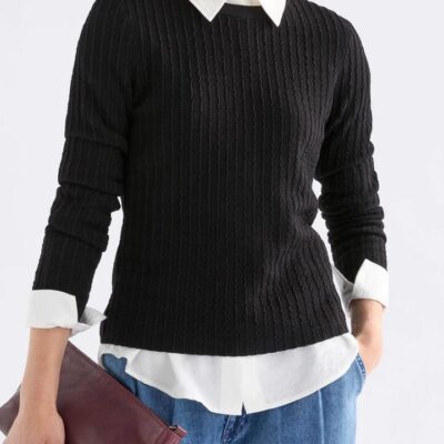 Elk Beim Sweater — Black