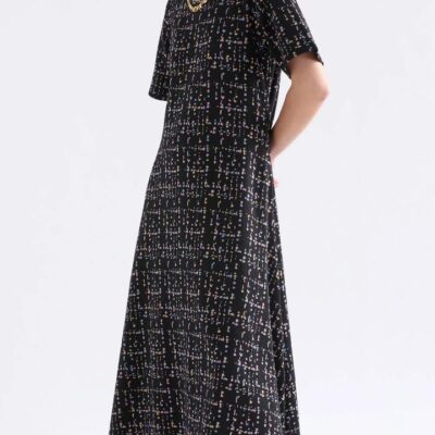 Elk Mohr Long Dress — Multi