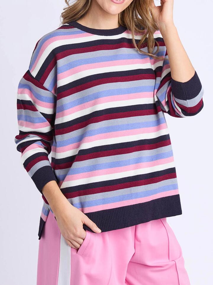 Elm Linea Stripe Knit — Multi