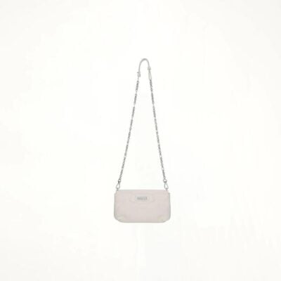 Maison Margiela Glam Slam Clutch Bag in White / Os