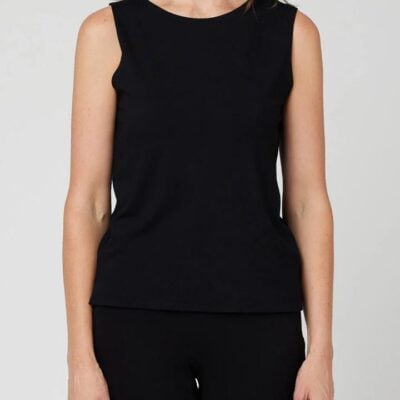 Mela Purdie Palazzo Shell Tank — Black