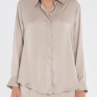 Mela Purdie Soft Shirt — Champagne