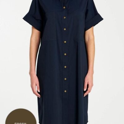 Mela Purdie Stud Shell Dress — Fossil